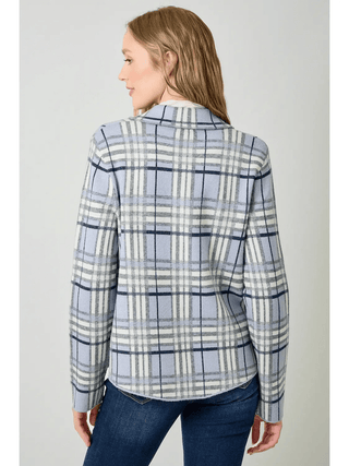 Plaid Trails Shacket - Bray and Em Boutique