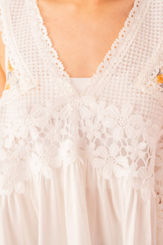 Playful Haven Floral Lace Tank Top - Bray and Em Boutique
