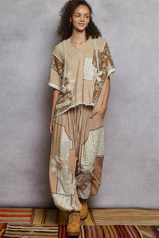 POL Artisan Bloom Hoodie Top - Bray and Em Boutique