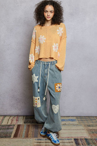 POL Petal Puff Sweater - Bray and Em Boutique