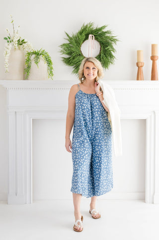 Polished Grace Floral Print Jumpsuit - Bray and Em Boutique