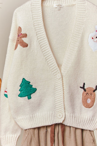 Prancing Pines Holiday Cardigan - Bray and Em Boutique
