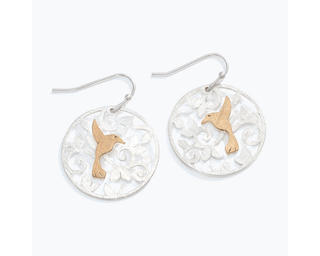 Precious two - tone cut out earrings - Bray and Em Boutique
