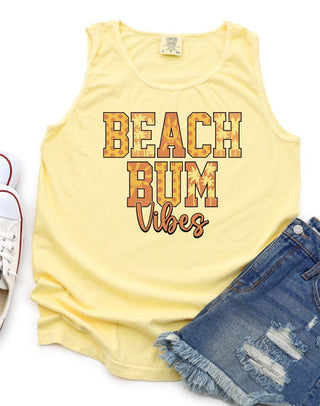 PREORDER: Beach Bum Vibes Graphic Tank - Bray and Em Boutique