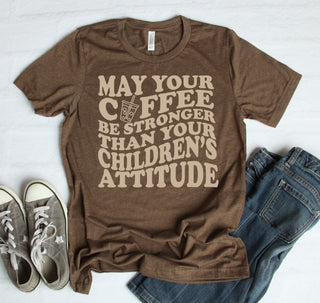 PREORDER: Coffee Attitude Graphic Tee - Bray and Em Boutique