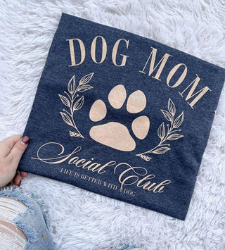 PREORDER: Dog Mom Graphic Tee - Bray and Em Boutique