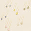 White Lace Flower/Gold