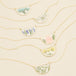 White Lace Flower/Gold