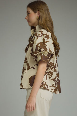 Pretty Little Print Top - Bray and Em Boutique