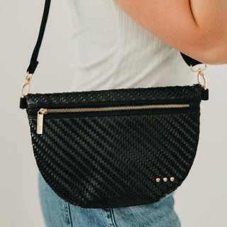 PRETTY SIMPLE - ARRAY: Diagonal Woven Westlyn Bum Bag - Bray and Em Boutique