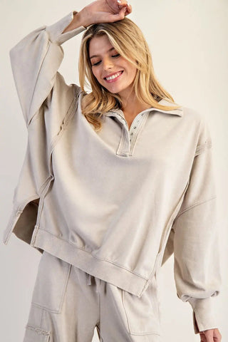 Pretty Standard Pull Over Top - Bray and Em Boutique