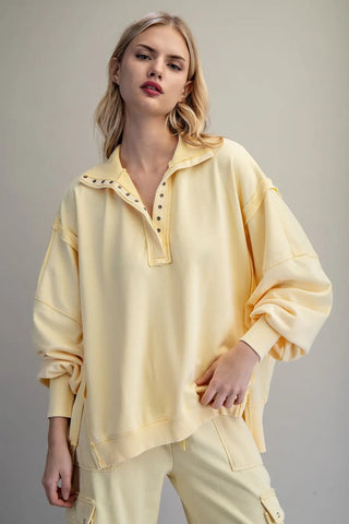 Pretty Standard Pull Over Top - Bray and Em Boutique
