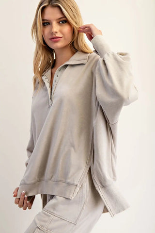 Pretty Standard Pull Over Top - Bray and Em Boutique