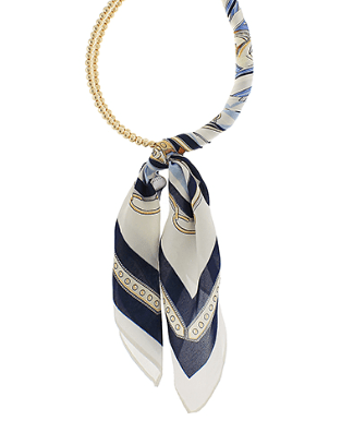 Printed Scarf Necklace - Bray and Em Boutique