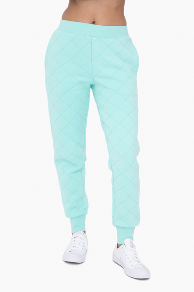 Slay The Day Quilted Joggers