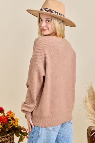 Pumpkin Praise Embroidered Sweater - Bray and Em Boutique