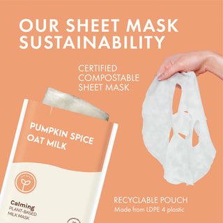 Pumpkin Spice Calming Sheet Mask - Bray and Em Boutique