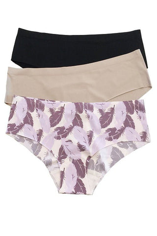 Purple Feather Panty Set - Bray and Em Boutique