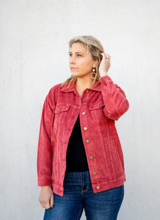 Put It In The Past Corduroy Jacket - Bray and Em Boutique