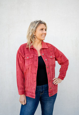 Put It In The Past Corduroy Jacket - Bray and Em Boutique