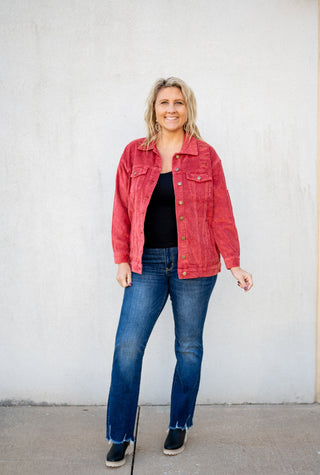 Put It In The Past Corduroy Jacket - Bray and Em Boutique