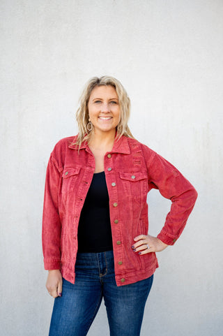 Put It In The Past Corduroy Jacket - Bray and Em Boutique