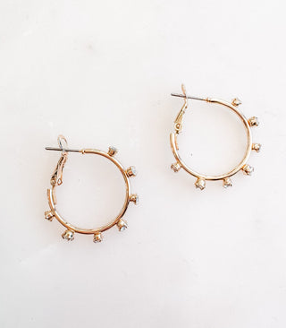 Radiant Jewel Hoop Earring - Bray and Em Boutique