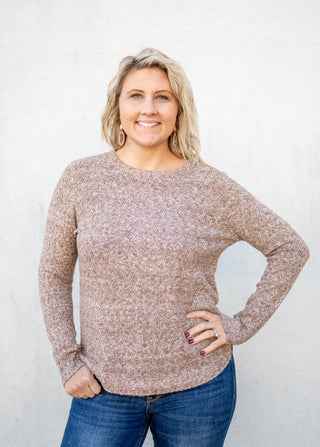 Reach Out Heathered Sweater - Bray and Em Boutique