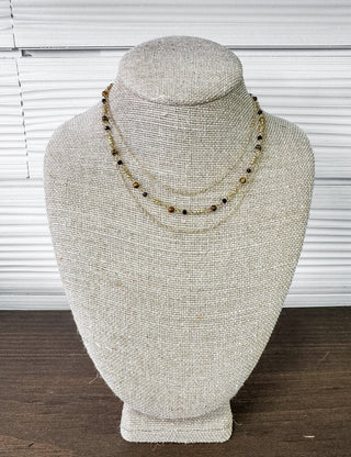 Remarkable Beauty Triple Chain Necklace - Bray and Em Boutique