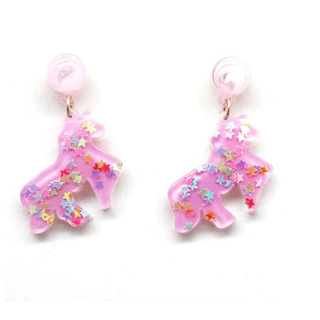 Resin Unicorn Earrings - Bray and Em Boutique