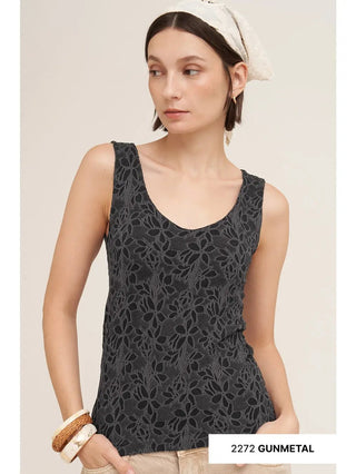 Reversible Floral Tank Top - Bray and Em Boutique