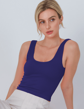 Reversible Ribbed Crop Top - Bray and Em Boutique