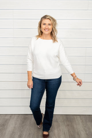 Rhinestone Love Sweater - Bray and Em Boutique