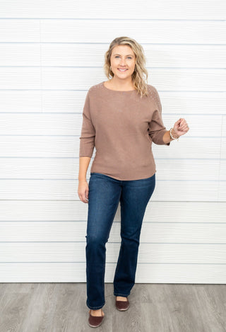 Rhinestone Love Sweater - Bray and Em Boutique