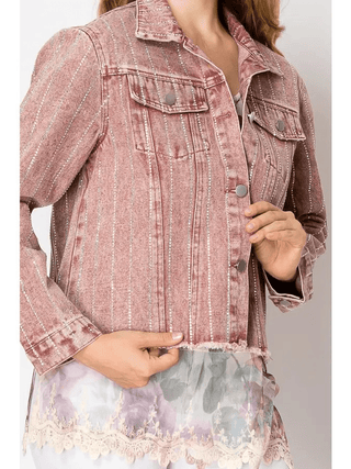 Rhinestone Rodeo Denim Jacket - Bray and Em Boutique