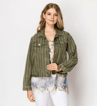 Rhinestone Rodeo Denim Jacket - Bray and Em Boutique