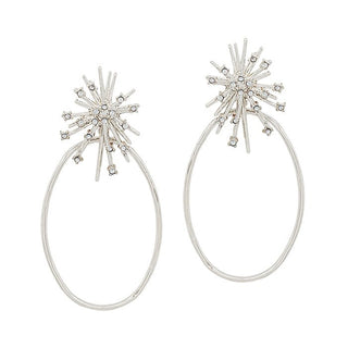 Rhinestone Starburst Earring - Bray and Em Boutique