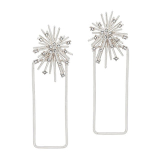Rhinestone Starburst Earring - Bray and Em Boutique