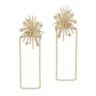 Rhinestone Starburst Earring - Bray and Em Boutique