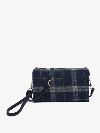 Riley 2 - In - 1 Crossbody - Plaid - Bray and Em Boutique