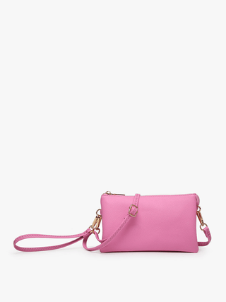 Riley Monogrammable 3 Compartment Crossbody/Wristlet | M013: Camel - Bray and Em Boutique