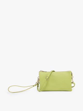 Riley Monogrammable 3 Compartment Crossbody/Wristlet | M013: Camel - Bray and Em Boutique