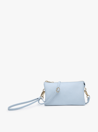 Riley Monogrammable 3 Compartment Crossbody/Wristlet | M013: Camel - Bray and Em Boutique
