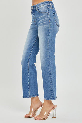 RISEN Fun Side MR Cropped Flare Jeans - Bray and Em Boutique