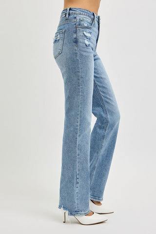 RISEN HR Tummy Control Straight Jean - Bray and Em Boutique