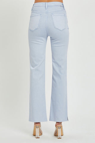 Risen HR Tummy Ctrl Side Slit Straight - Bray and Em Boutique