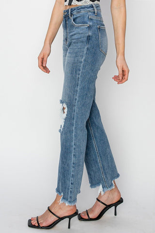 Risen HR Upgraded Denim Crop Jeans - Bray and Em Boutique