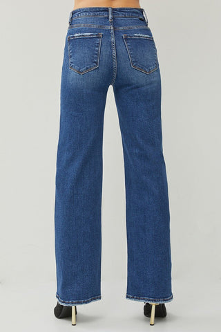 Risen HW Hidden Gem Straight Leg Jeans - Bray and Em Boutique