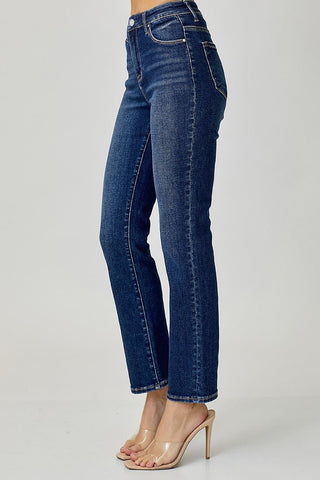 Risen MR Deep Down Straight Slim Jeans - Bray and Em Boutique