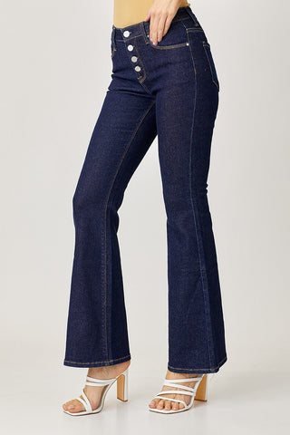 Risen MR Forever Daydreaming Flare Jeans - Bray and Em Boutique